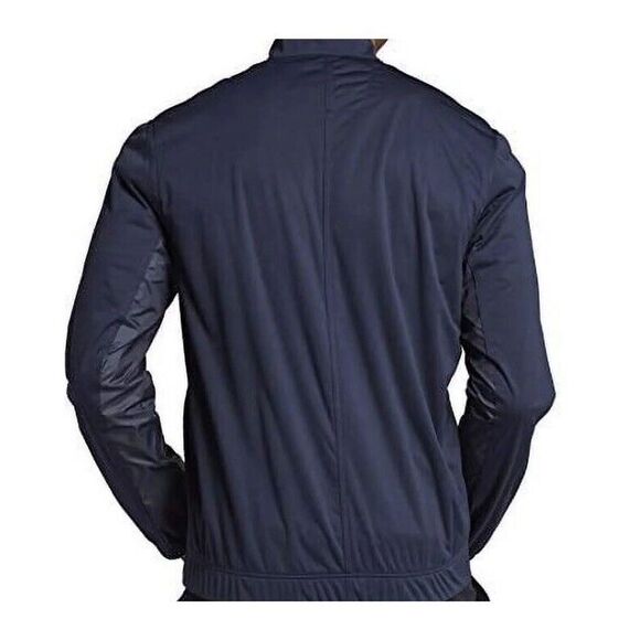 Nike Shield Windbreaker Full Zip Gold Jacker Navy Size Large - Picture 9 of 9